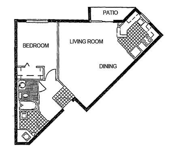 1 Bedroom B